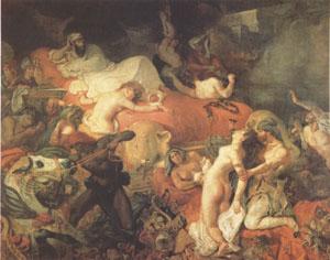 Eugene Delacroix Death of Sardanapalus (mk05) Spain oil painting art